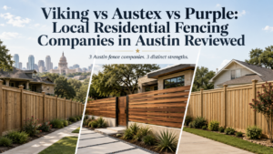 Viking vs Austex vs Purple: Local Residential Fencing Companies in Austin Reviewed (2026)
